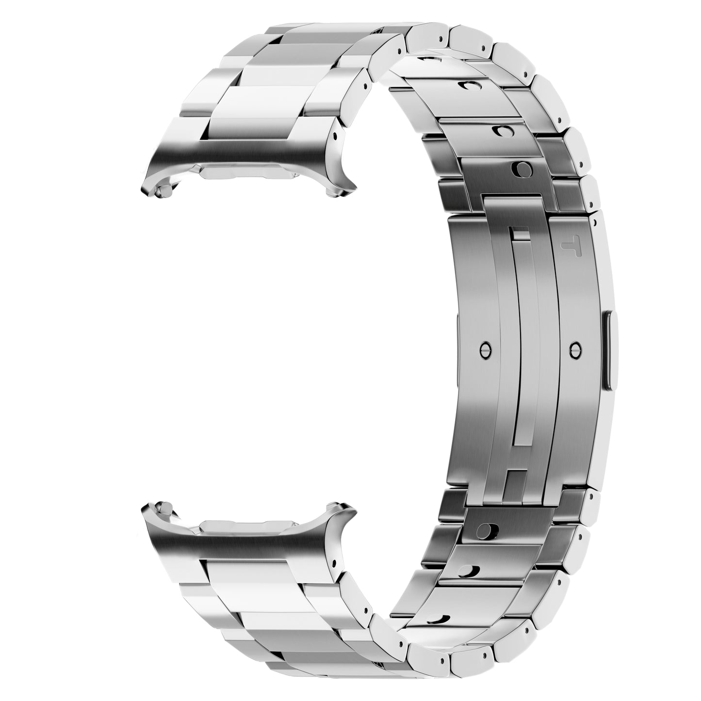 LDFAS for Galaxy Watch Ultra Bands, Titanium Metal Watch Band with Hidden Buckle Classic Style Compatible for Samsung Galaxy Watch 7 Ultra 47mm Band