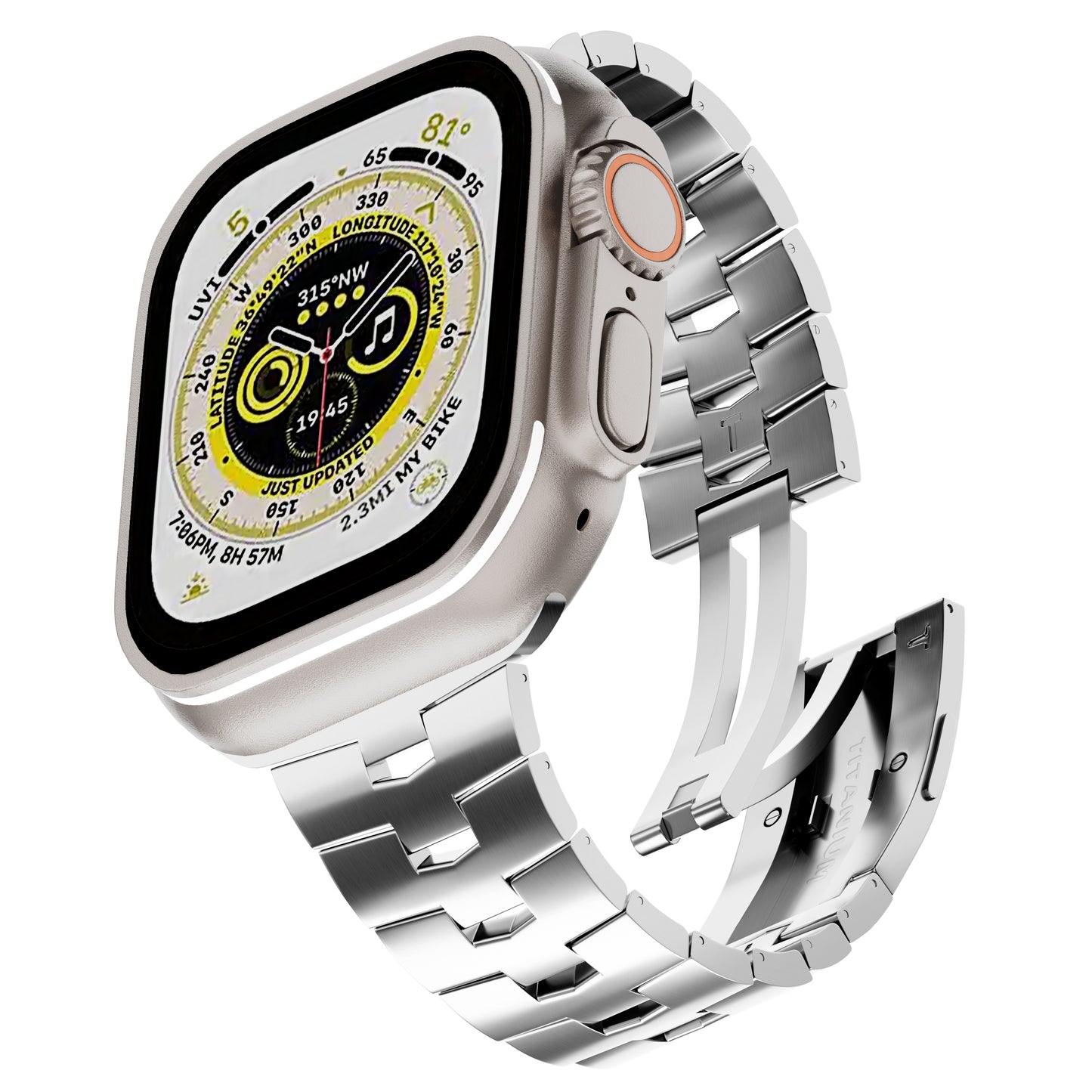 Vented Titanium Bands Straps for Apple Watch Ultra 2(49MM)