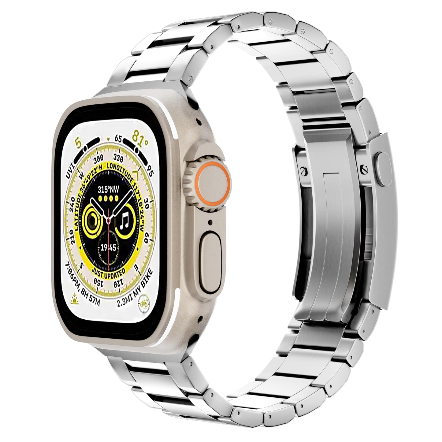 Adjustable Buckle Titanium Bands fot Apple Watch Ultra 49mm
