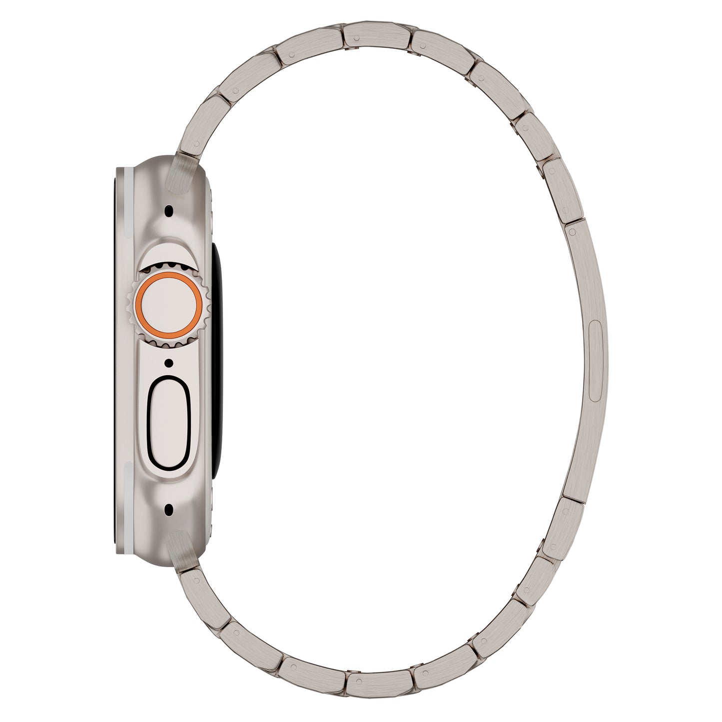 Curved Buckle Titanium Bands Straps for Apple Watch Ultra 3/2 49MM (Retro)