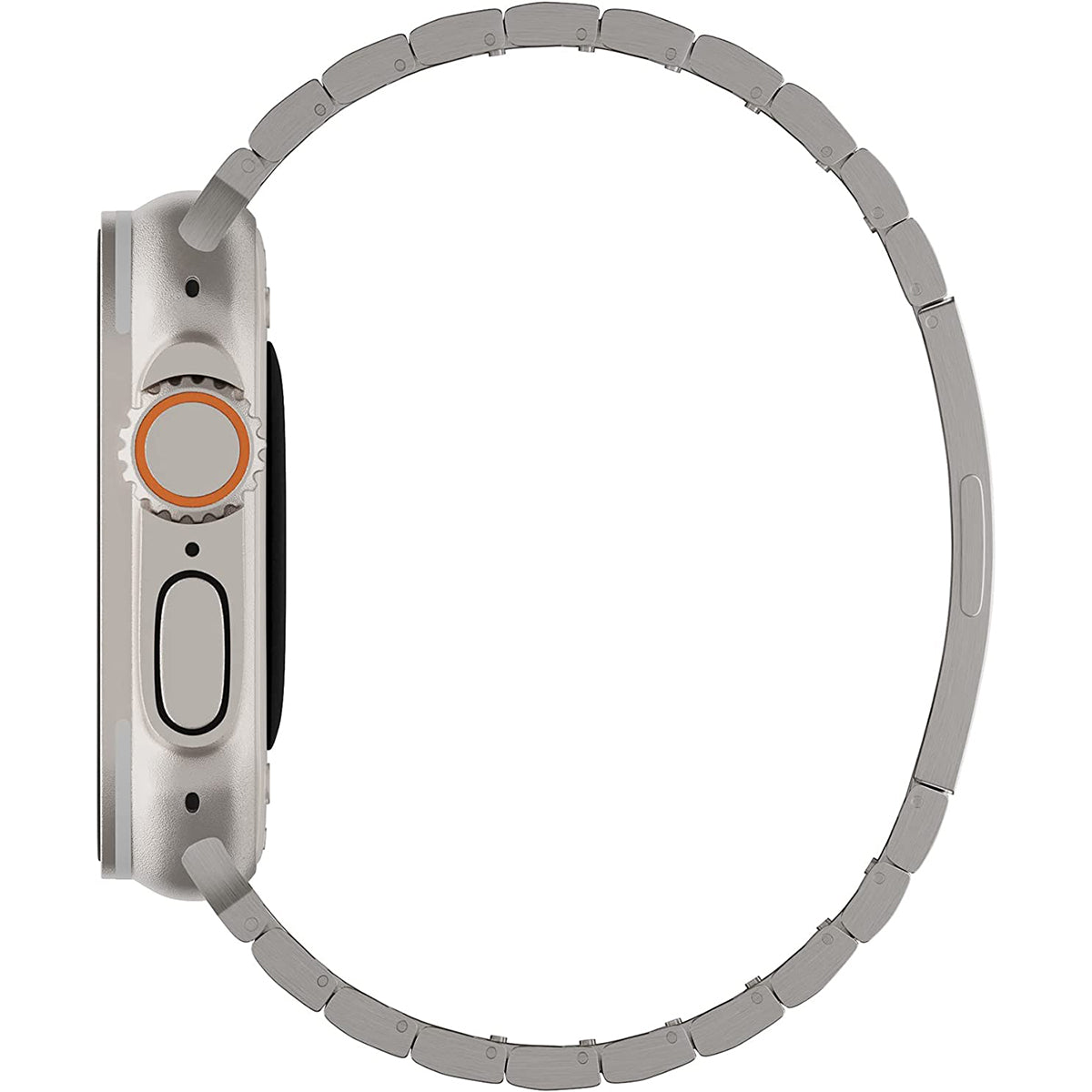 Curved Buckle Titanium Bands Strap for Apple Watch Ultra 2 49MM