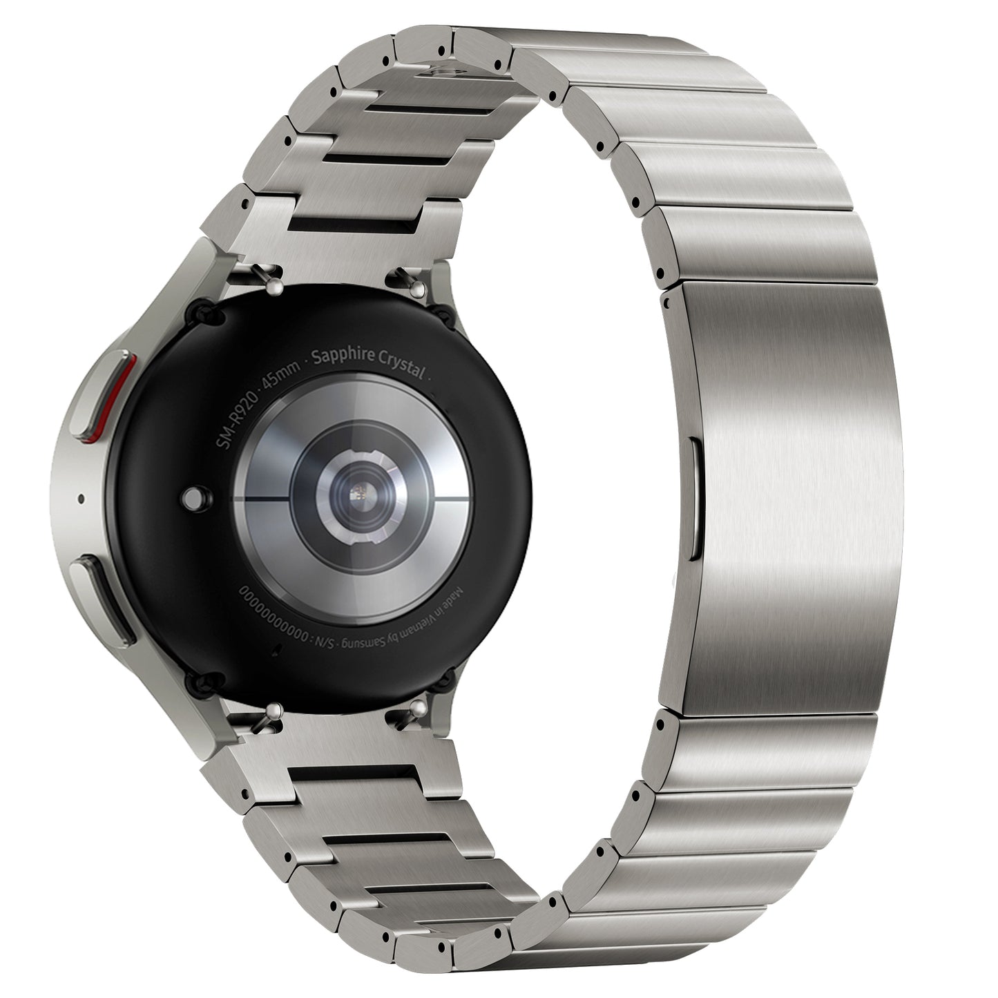 Curved Buckle Titanium Band for Galaxy Watch 7/Galaxy Watch 6 Classic