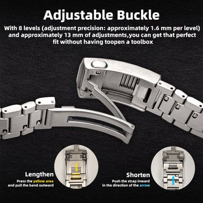 Adjustable Buckle Titanium Bands fot Apple Watch Ultra 3/2/1 49mm
