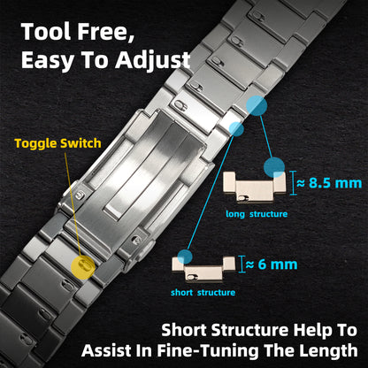 Adjustable Buckle Titanium Bands fot Apple Watch Ultra 3/2/1 49mm