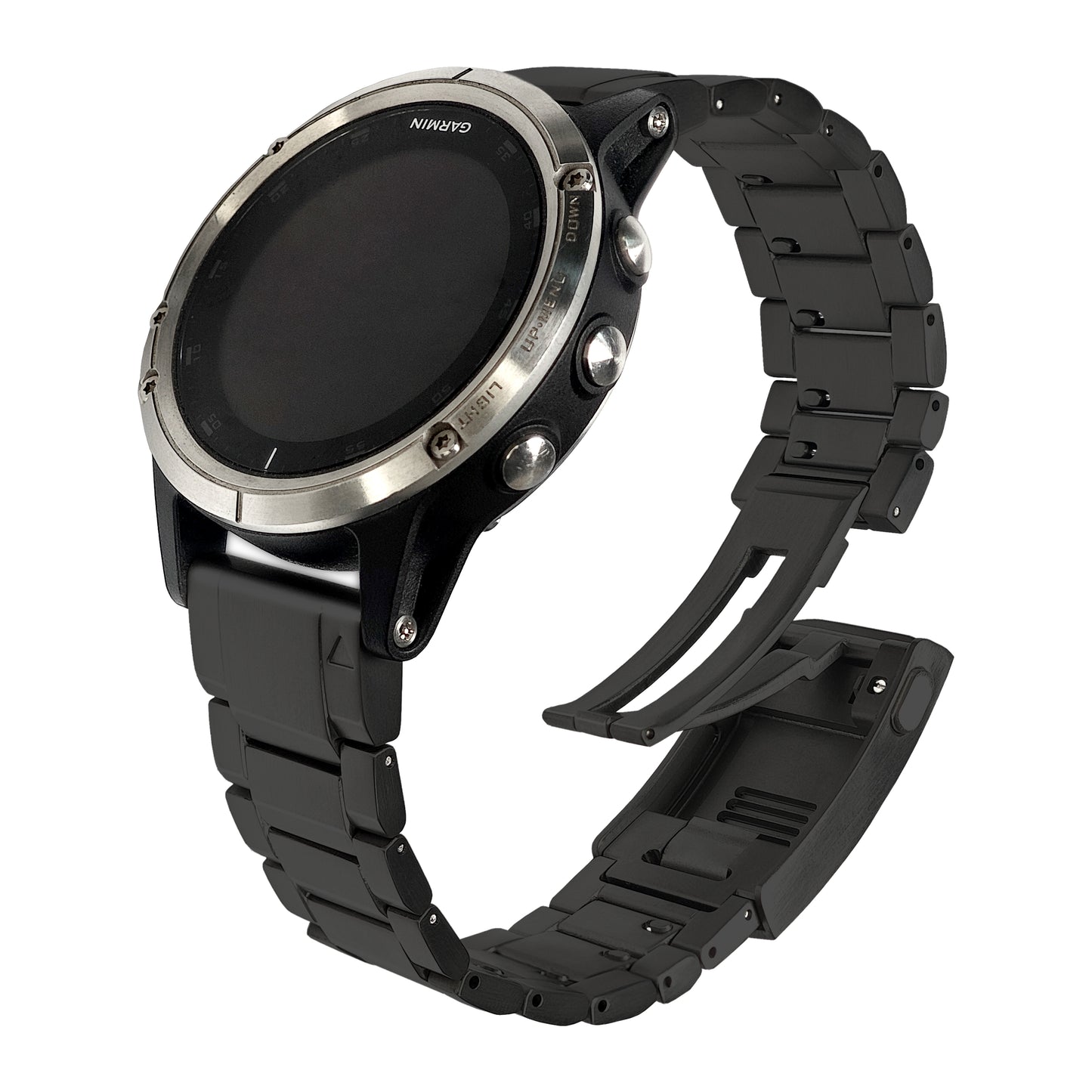 LDFAS Adjustable Buckle Titanium Band 22mm for Garmin Fenix 8/7 Pro/6 Pro/5 Plus, Epix Gen 2/Pro 47mm, Instinct 2（SSR）
