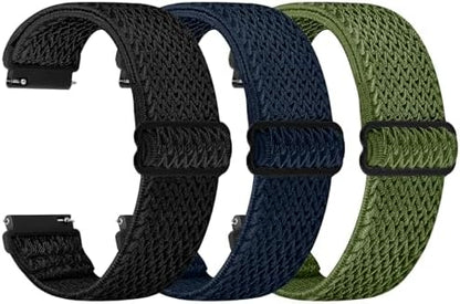 LDFAS Stainless Steel Watch Band for Fossil 22mm - Quick Release Metal Strap with Black Clasp