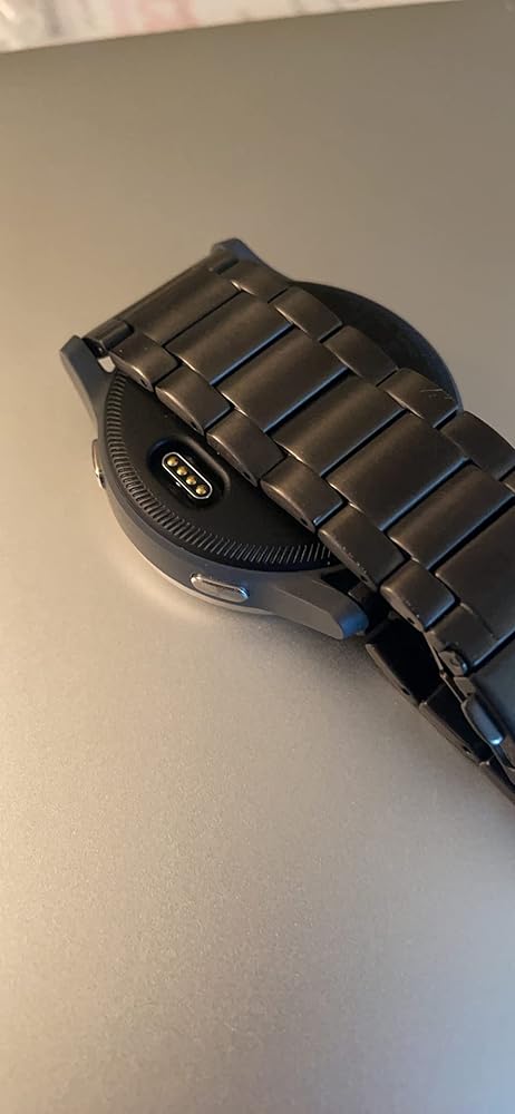 LDFAS Stainless Steel Watch Band for Fossil 22mm - Quick Release Metal Strap with Black Clasp
