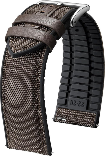 LDFAS Holz-Sandelholz-Metallband für Galaxy Watch Ultra 2 – Premium-Edelstahl-Ersatzband, Schwarz