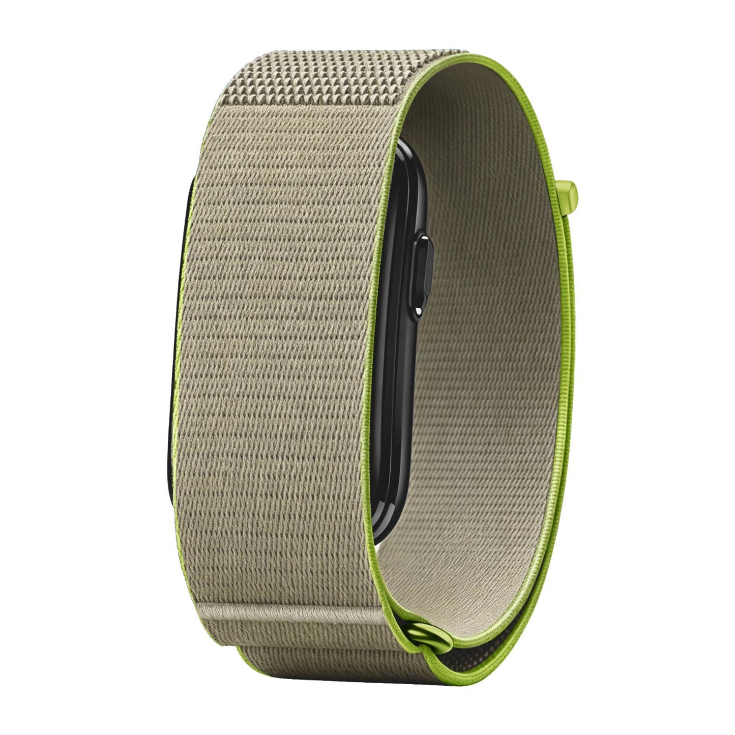 LDFAS Nylon Elastic Band for Garmin Cirqa Smart Band in Sand Beige - side view
