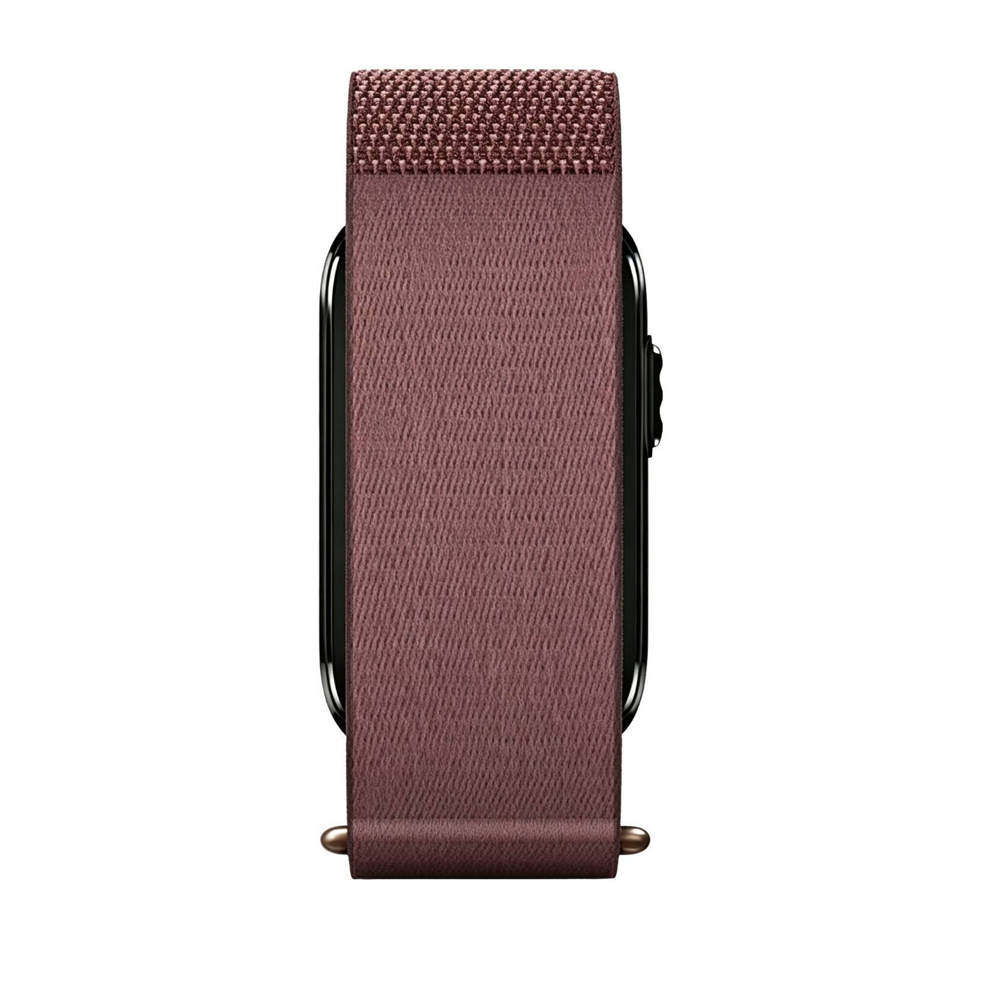 LDFAS Nylon Elastic Band for Garmin Cirqa Smart Band in Burgundy - front view on device