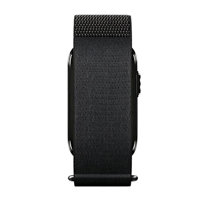 LDFAS Black Nylon Elastic Band for Garmin Cirqa Smart Band - front wrist view