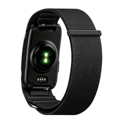 LDFAS Black Nylon Elastic Band for Garmin Cirqa Smart Band - back sensor view