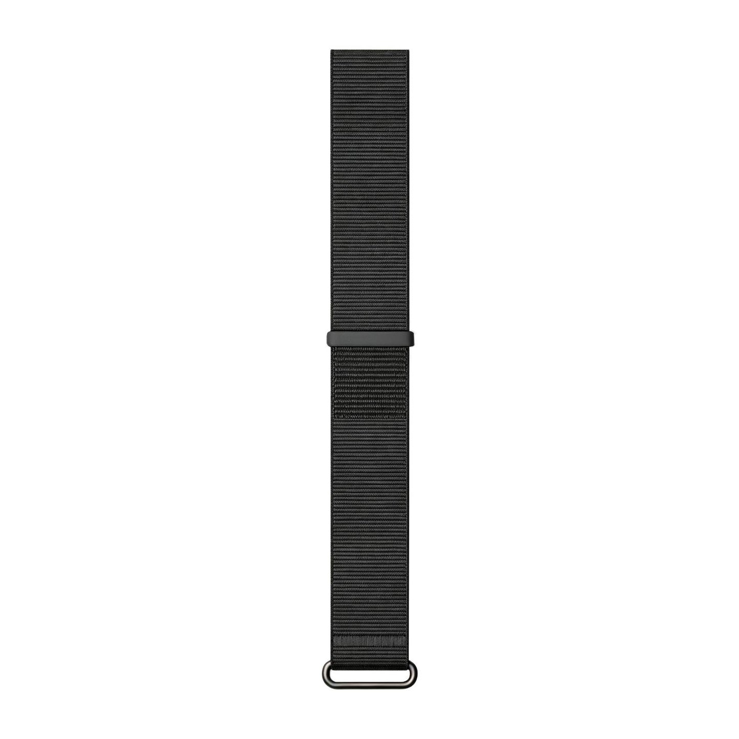 LDFAS Black Nylon Elastic Band for Garmin Cirqa Smart Band - flat lay