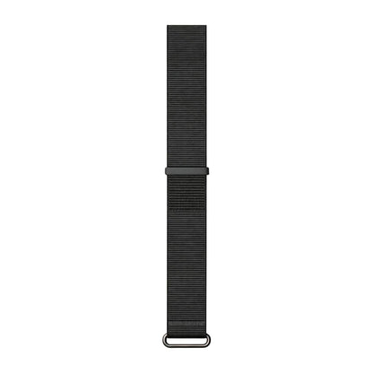 LDFAS Black Nylon Elastic Band for Garmin Cirqa Smart Band - flat lay