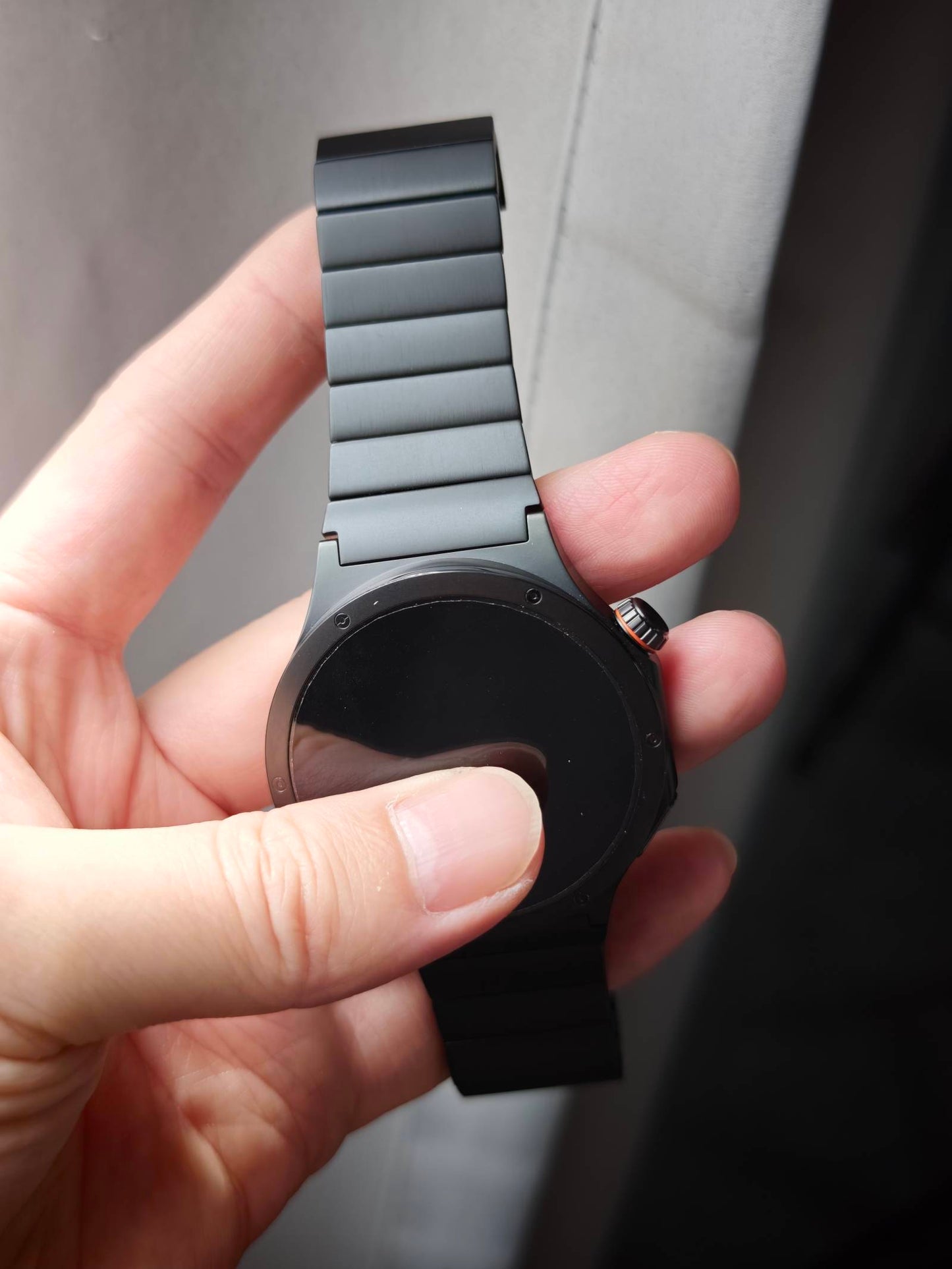 LDFAS curved end titanium band for OPPO Watch X3 - Black