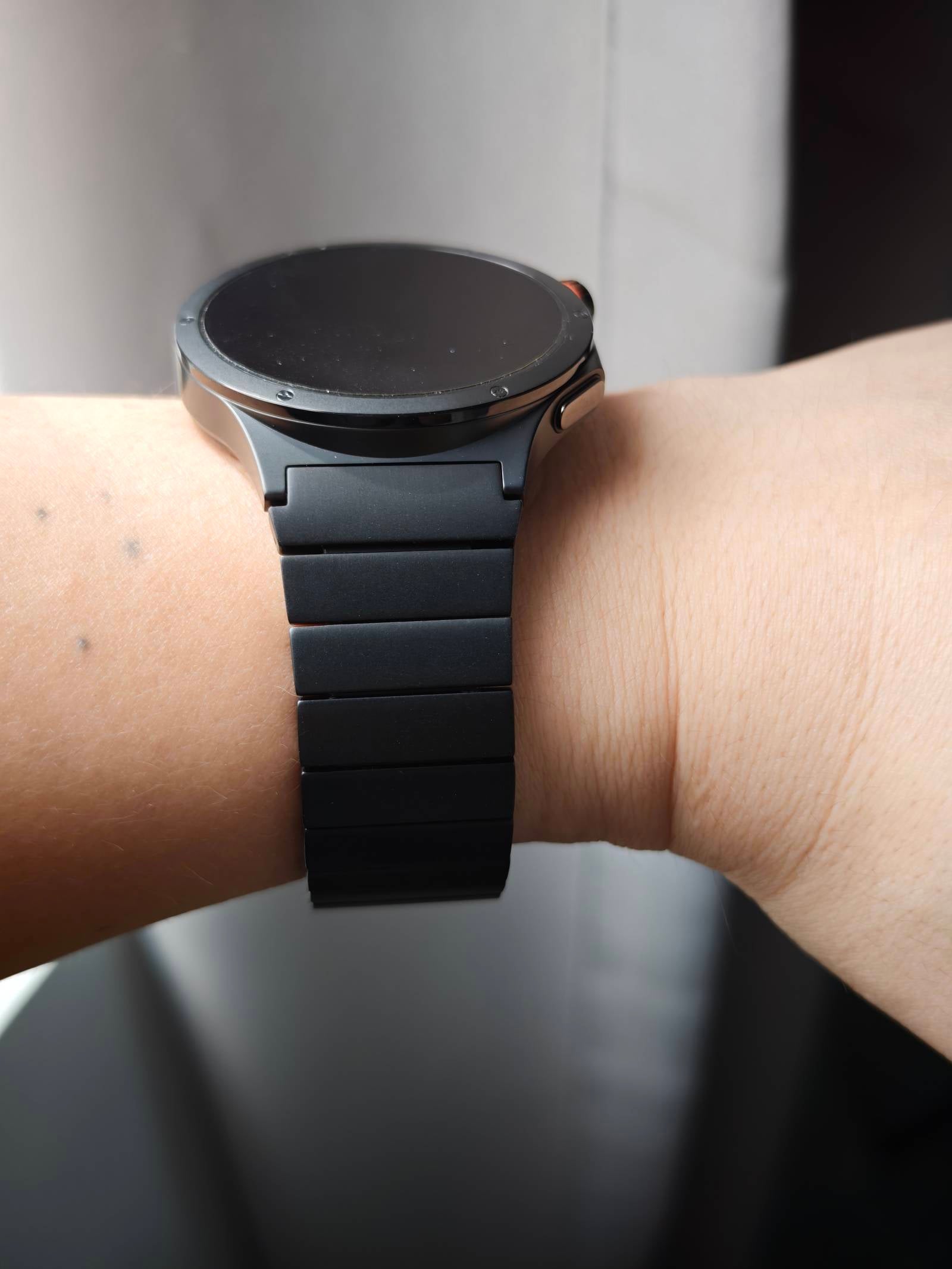LDFAS curved end titanium band for OnePlus Watch 4 - Silver