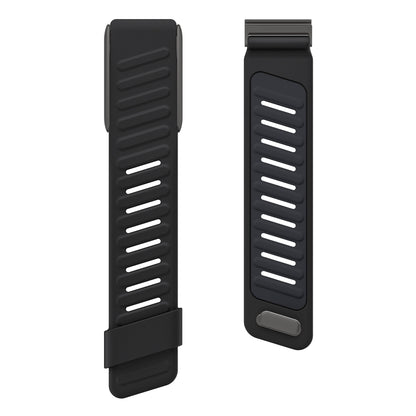 LDFAS Silicone Sport Band for Whoop 5.0 / MG | Black & Light Gray