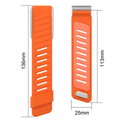 LDFAS Silicone Sport Band for Whoop 5.0 / MG | Black & Light Gray