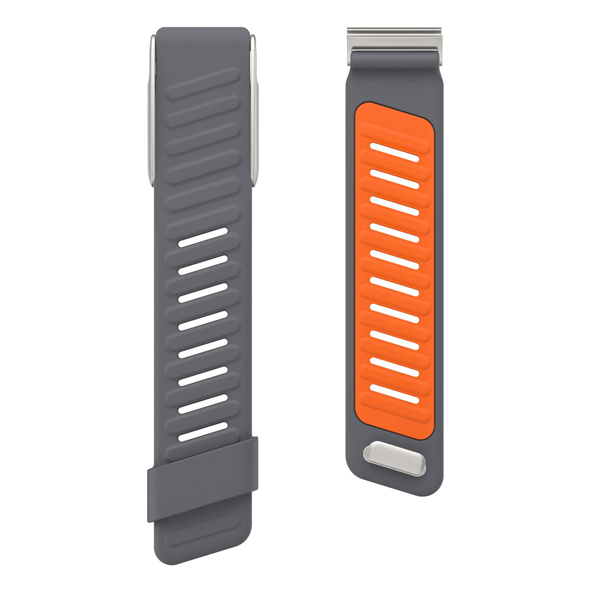 LDFAS Silicone Sport Band for Whoop 5.0 / MG | Black & Light Gray