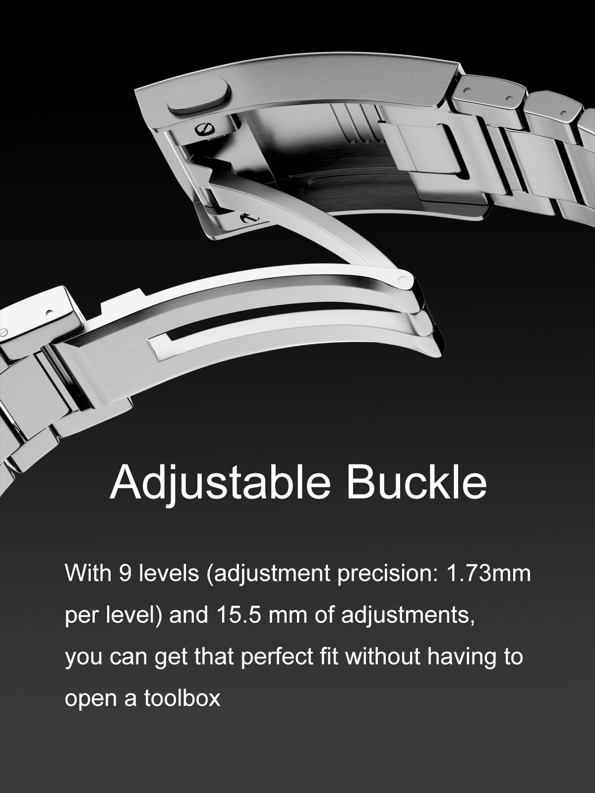 Adjustable Buckle Titanium Bands fot Apple Watch Ultra 49mm