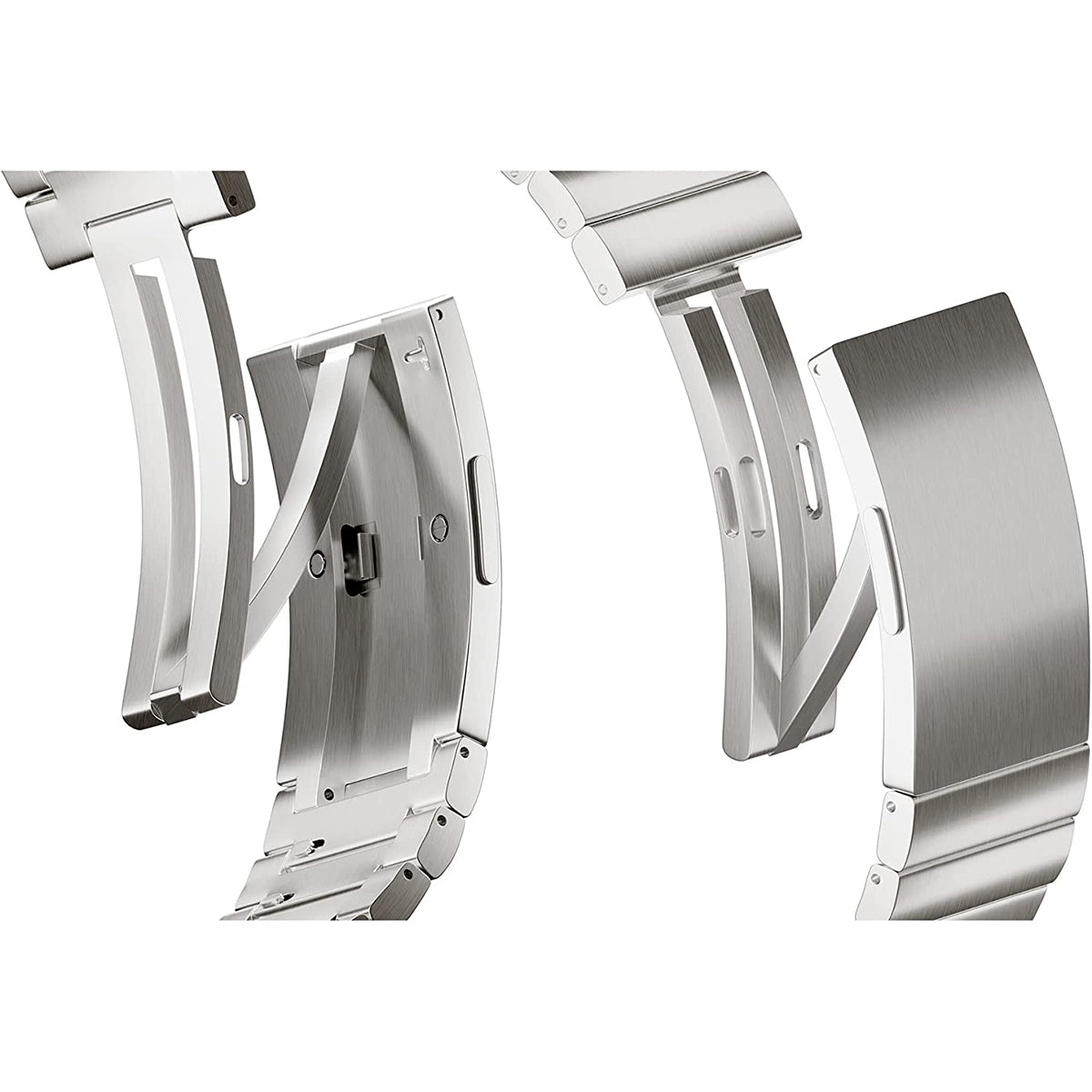 LDFAS Compatible for Apple Watch Ultra 2 Band 49mm Titanium Metal Solid  Link Bracelet Bands Replacement for iWatch Strap Compatible for Apple Watch