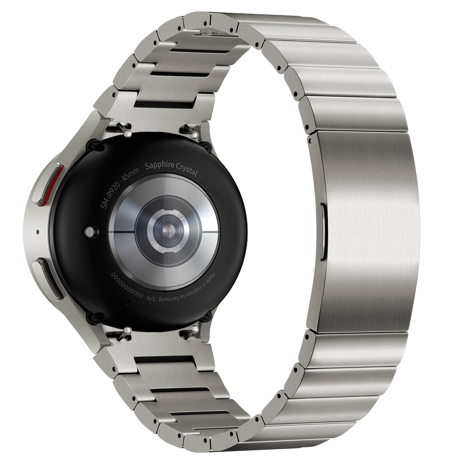 Curved Buckle Titanium Band for Galaxy Watch 5 Pro/Galaxy Watch 6